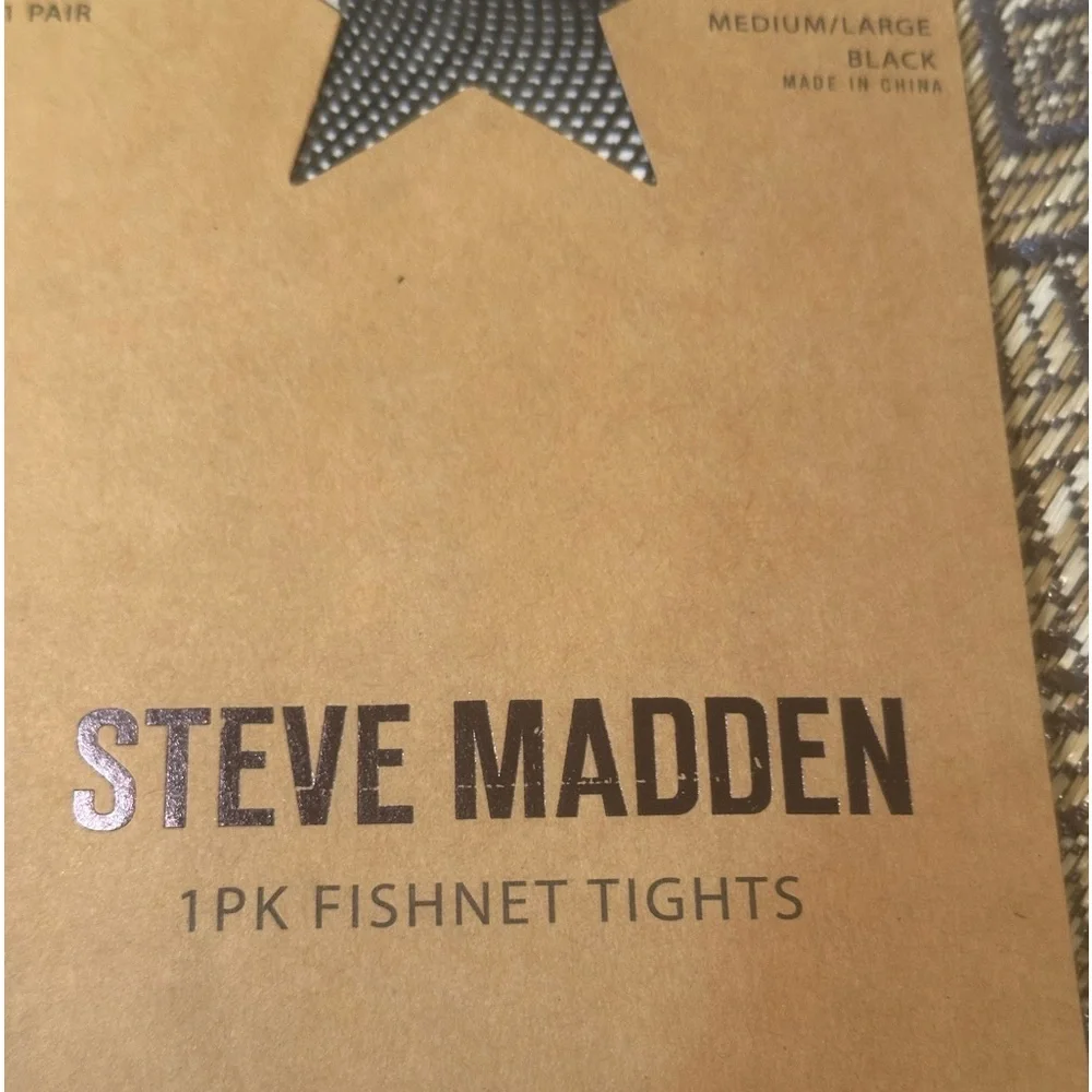Medium / Large STEVE MADDEN Fashion Tights Fishnet Legwear NWT